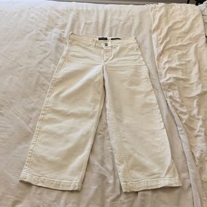 Banana Republic High Rise Wide Leg Crop Jeans